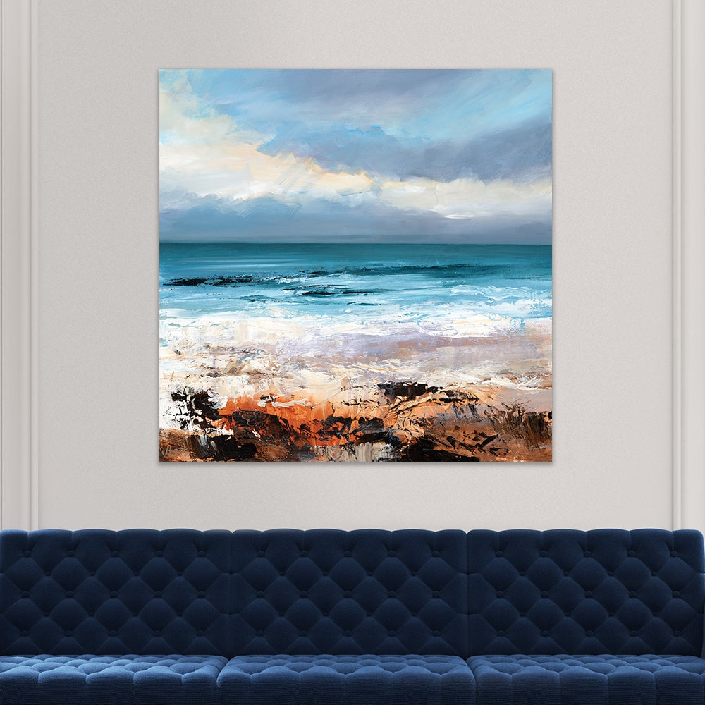 The Art Group Joanne Last Sea Surge Canvas Print