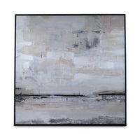 The Art Group Soozy Barker The Turning Tide Capped Framed Canvas With Hand-Paint - 85x85cm