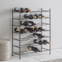 Garden Trading Farringdon Wine Rack in Steel