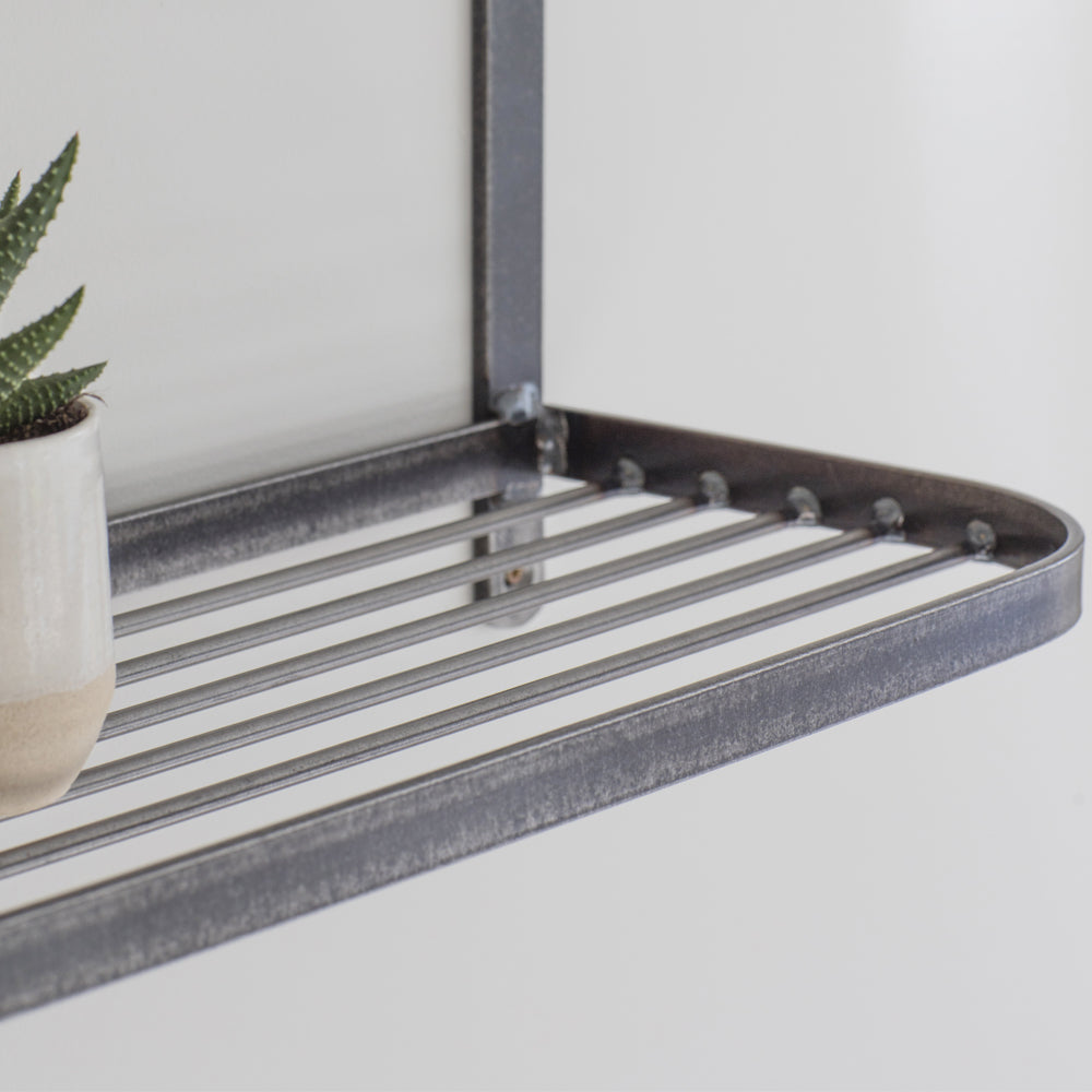 Garden Trading Farringdon Double Wall Shelf in Steel