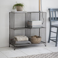 Garden Trading Small Portobello Shelving Unit in Mesh