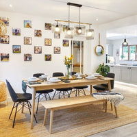 Gallery Interiors Milano 6-8 Seater Extending Scandi Dining Table in Oak