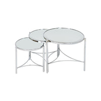 Mindy Brownes Brookville Side Tables in Silver