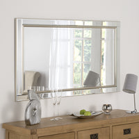 Olivia's Yao Wall Mirror in Silver