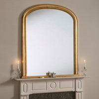 Olivia's Yidu Arched Wall Mirror in Gold