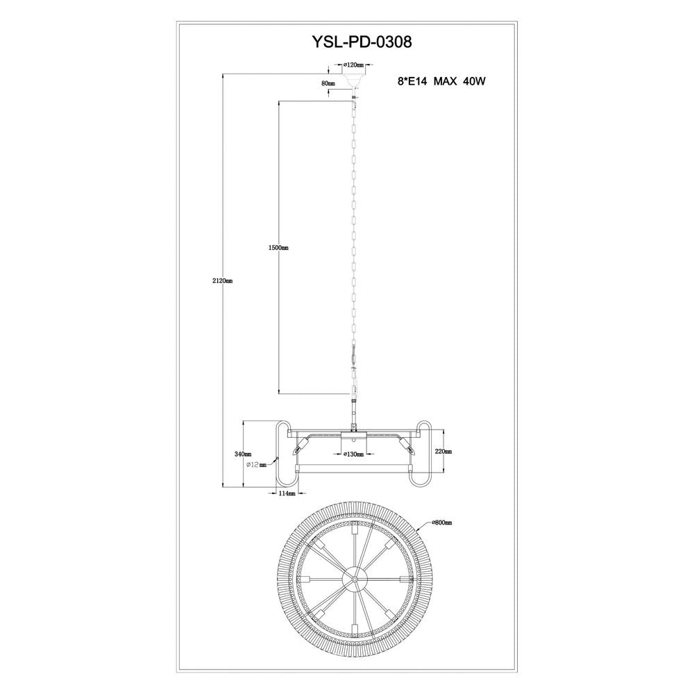 Mist Pendant Lamp - Antique Black LiangAndEimil 6
