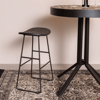 Olivia's Nordic Living Collection - Tait Bar Stool in Black