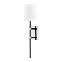 Hudson Valley Lighting 1 Light Wall Sconce in Polished Nickel