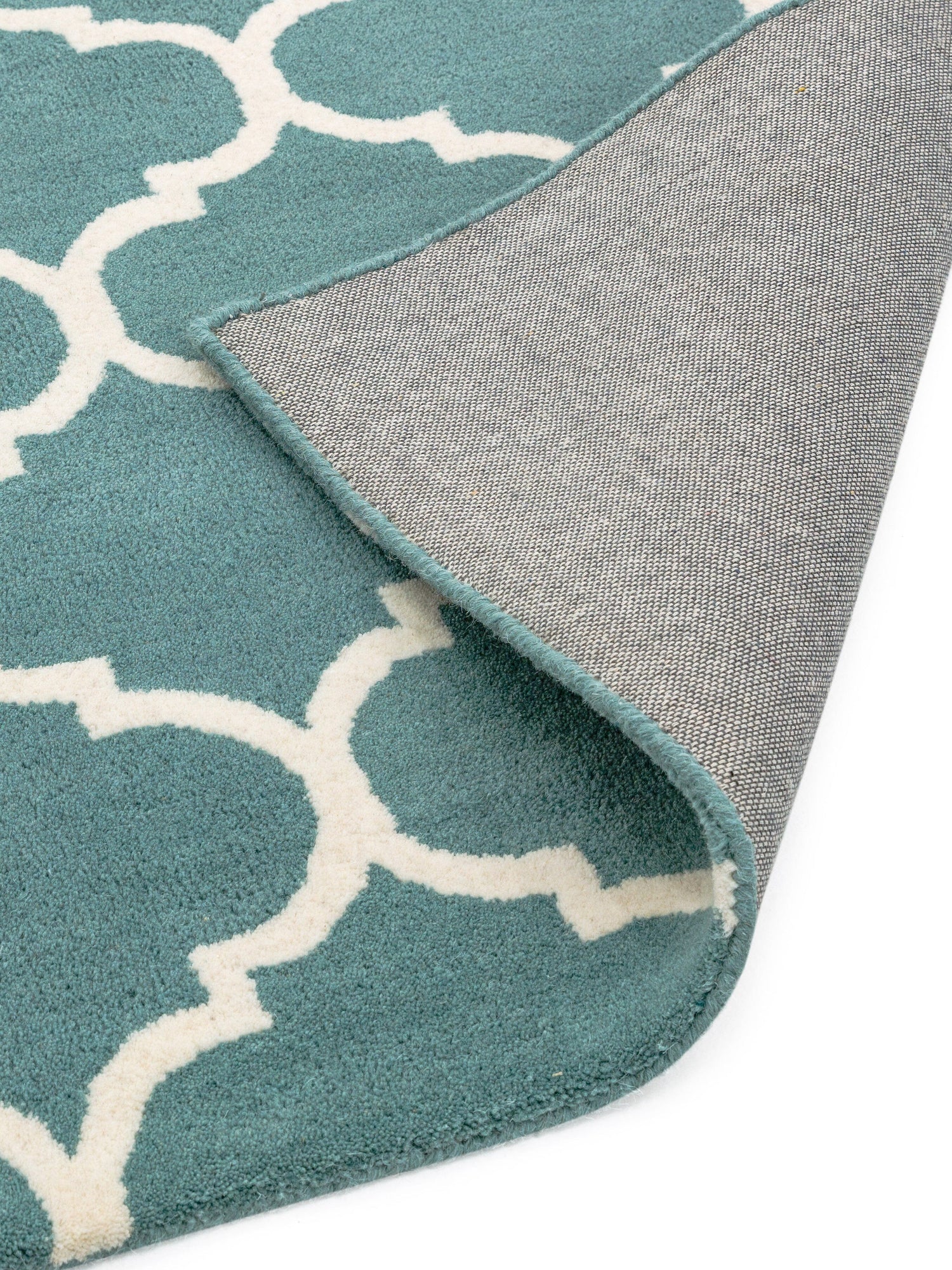  Asiatic Carpets-Asiatic Carpets Albany Handtufted Rug Ogee Duck Egg - 160 x 230cm-Blue 053 
