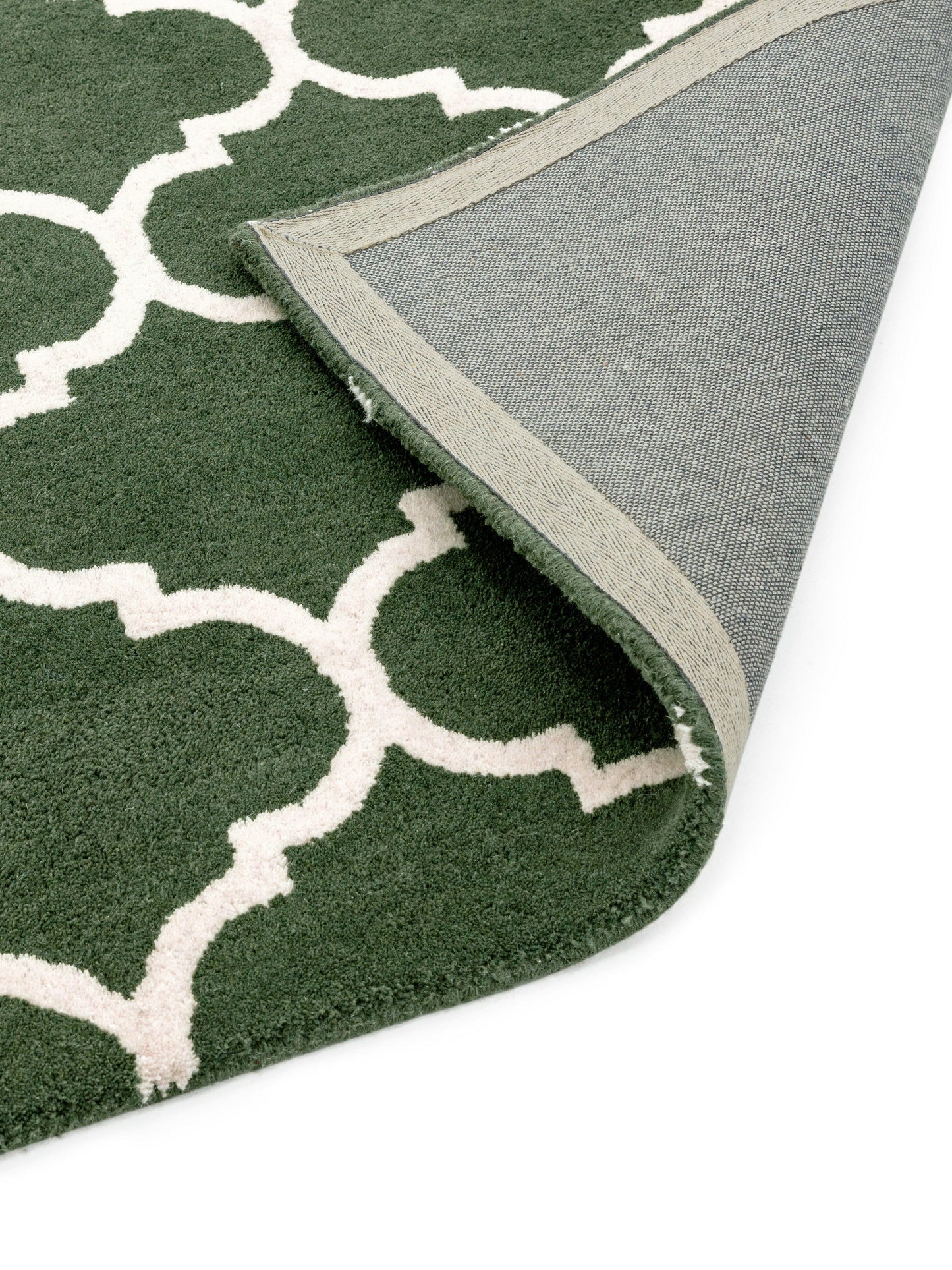 Asiatic Carpets Albany Handtufted Rug Ogee Green - 160 x 230cm