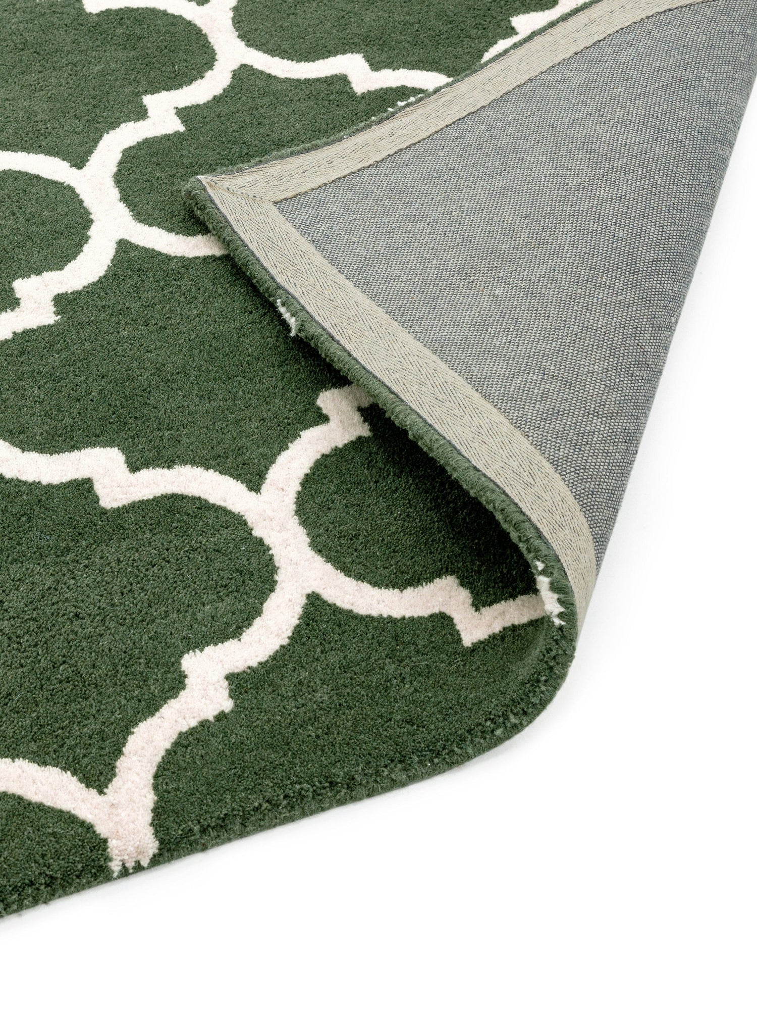  Asiatic Carpets-Asiatic Carpets Albany Handtufted Rug Ogee Green - 160 x 230cm-Green 477 