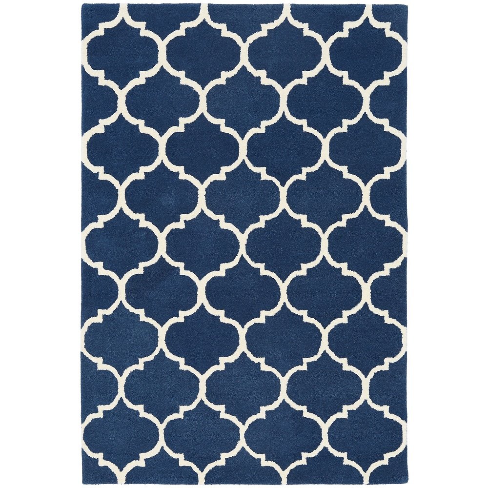  Asiatic Carpets-Asiatic Carpets Albany Handtufted Rug Ogee Blue-Blue 949 