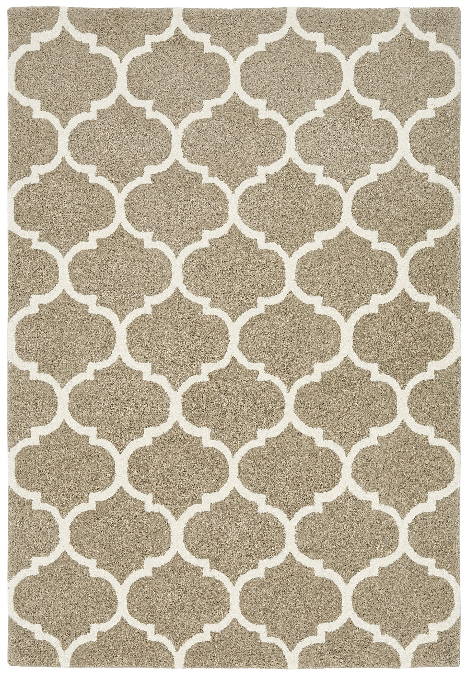  Asiatic Carpets-Asiatic Carpets Albany Handtufted Rug Ogee Camel - 120 x 170cm-Beige, Natural 581 