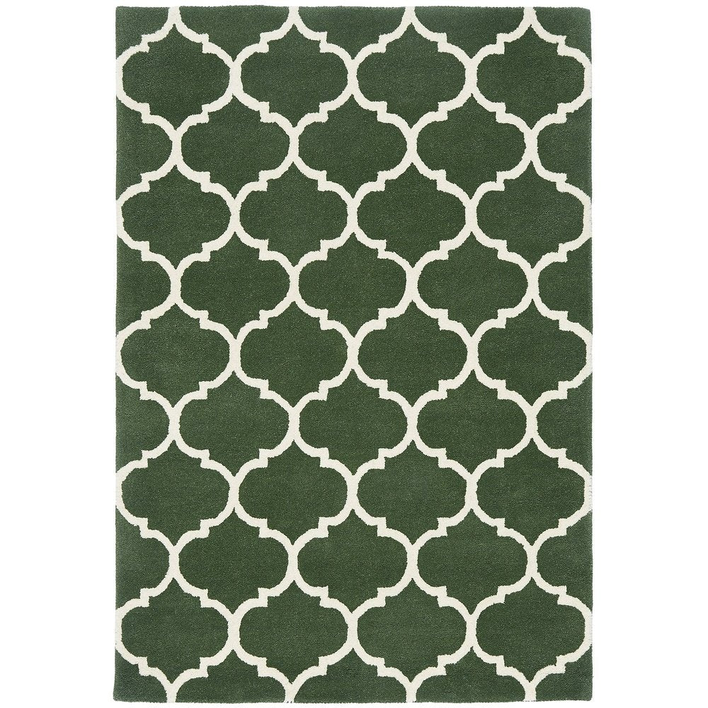  Asiatic Carpets-Asiatic Carpets Albany Handtufted Rug Ogee Green - 160 x 230cm-Green 941 