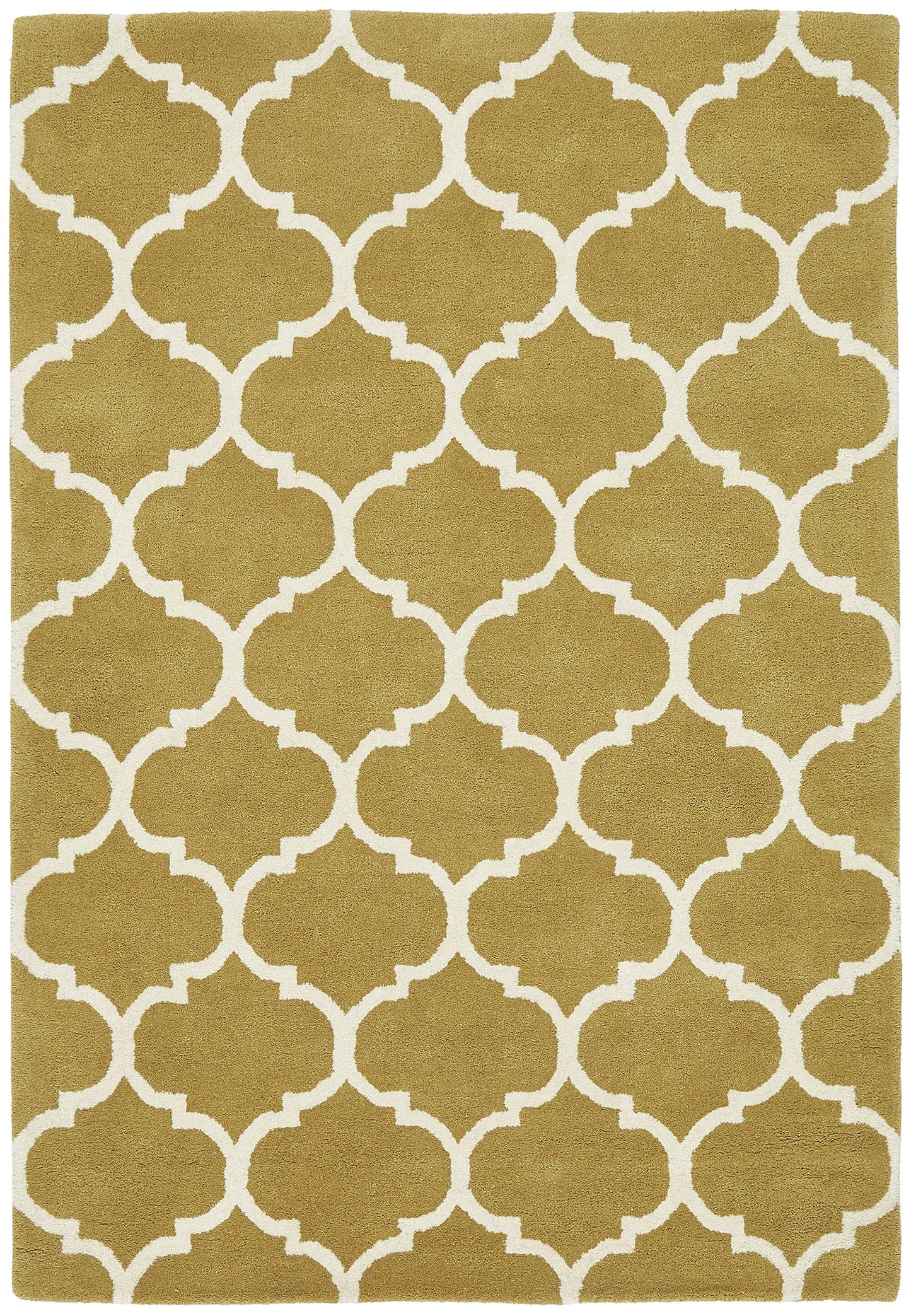 Asiatic Carpets Albany Handtufted Rug Ogee Ochre - 200 x 290cm