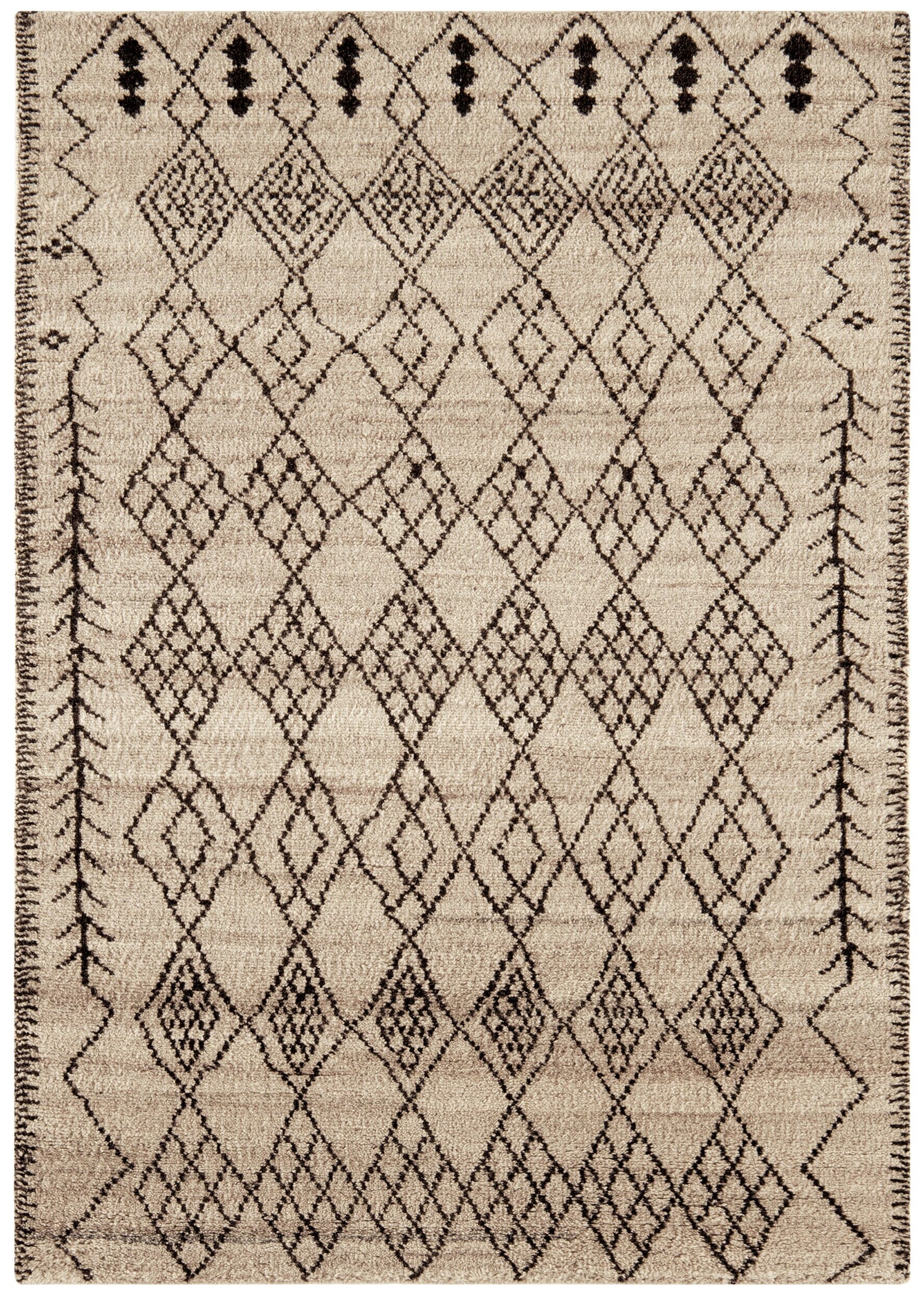 Asiatic Carpets-Asiatic Carpets Amira Hand Knotted Rug AM01 - 120 x 170cm-Beige, Natural 285 