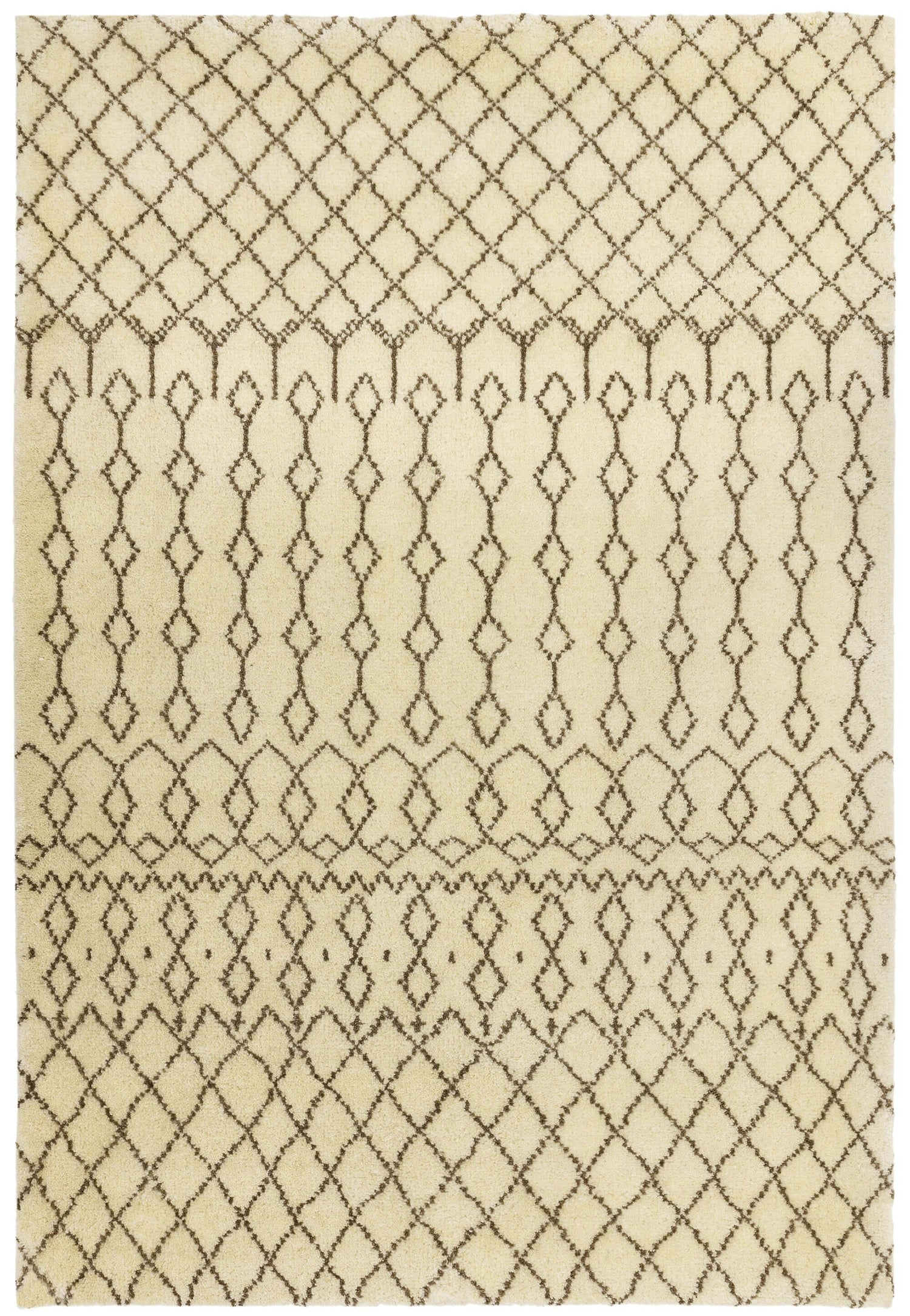  Asiatic Carpets-Asiatic Carpets Amira Hand Knotted Rug AM03 - 120 x 170cm-Black, White 541 