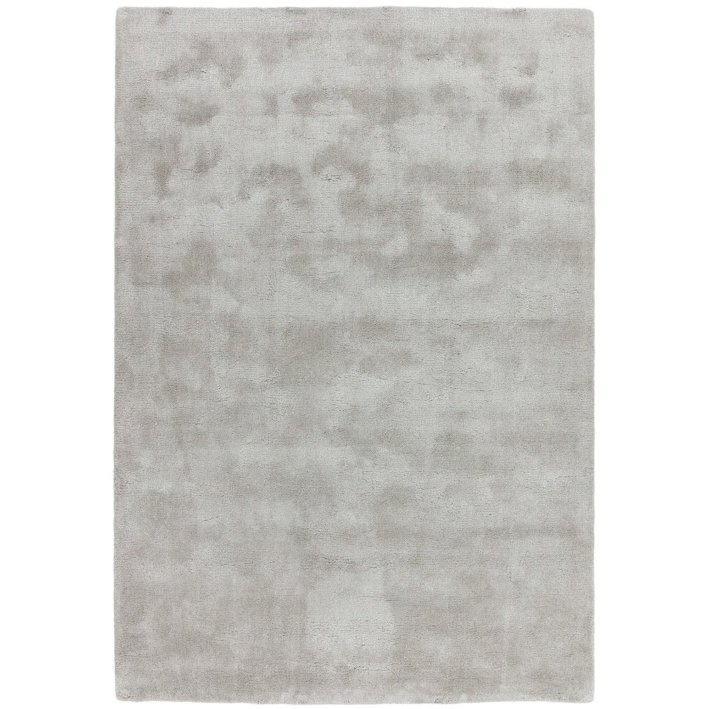  Asiatic Carpets-Asiatic Carpets Aran Hand Woven Rug Feather Grey - 120 x 180cm-Grey, Silver 605 