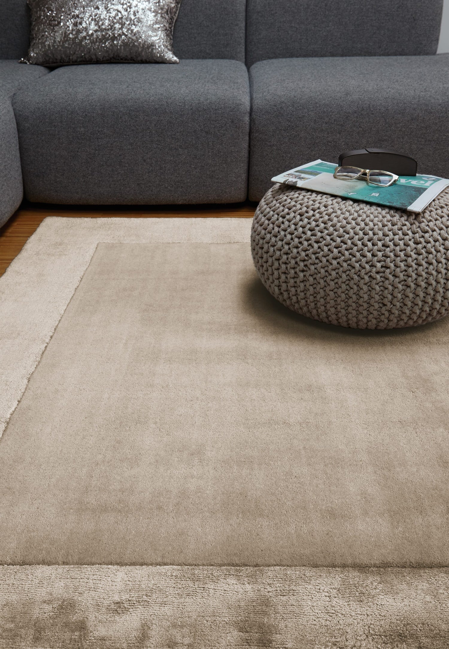  Asiatic Carpets-Asiatic Carpets Ascot Hand Woven Rug Sand - 80 x 150cm-Beige, Natural 485 