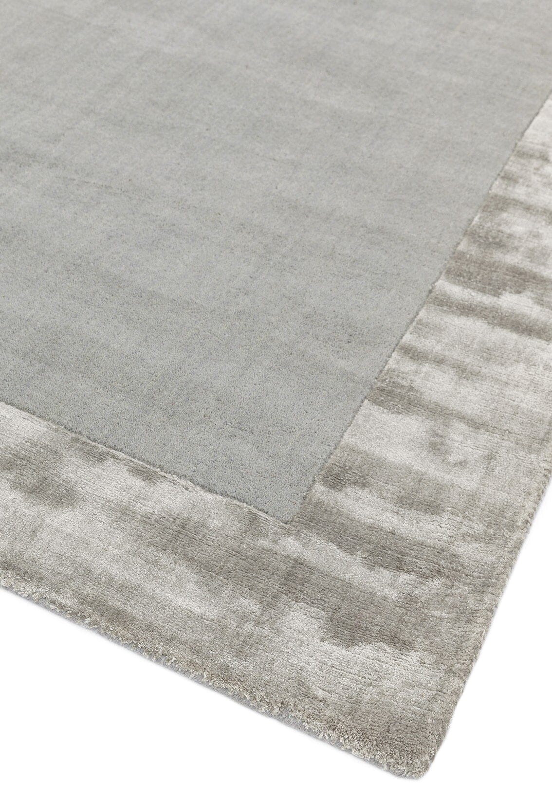  Asiatic Carpets-Asiatic Carpets Ascot Hand Woven Rug Silver - 80 x 150cm-Grey, Silver 589 