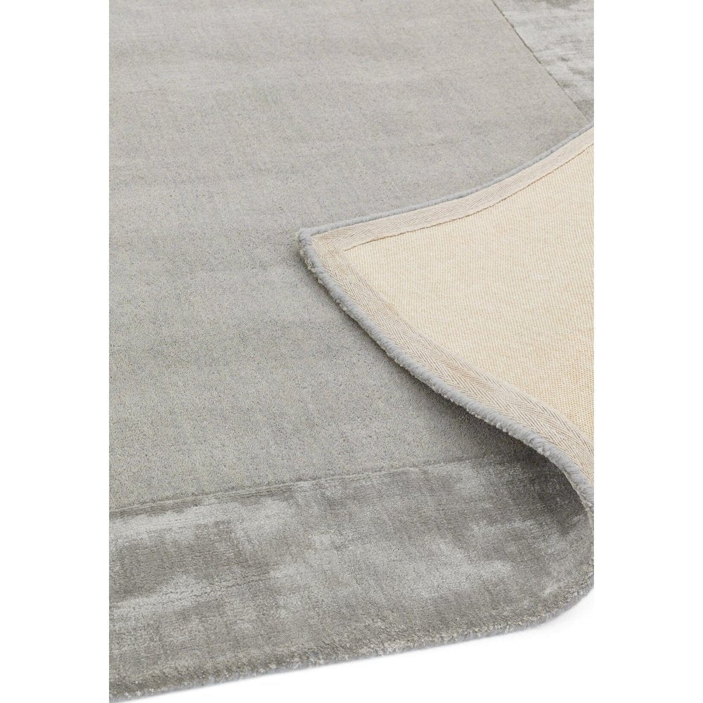  Asiatic Carpets-Asiatic Carpets Ascot Hand Woven Rug Silver - 120 x 170cm-Grey, Silver 893 