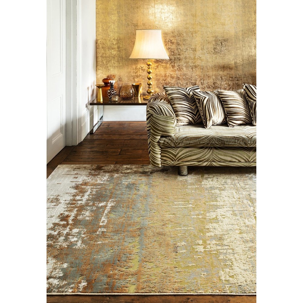  Asiatic Carpets-Asiatic Carpets Aurora Machine Woven Rug Dune - 160 x 230cm-Yellow, Gold 477 
