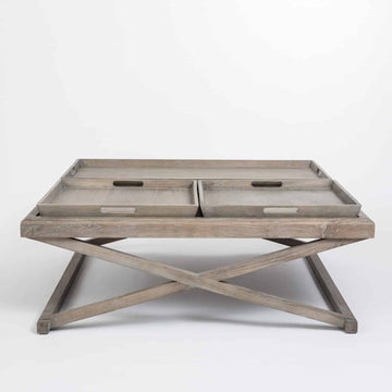 DI Designs Bentley Coffee Table - Grey Aged Oak