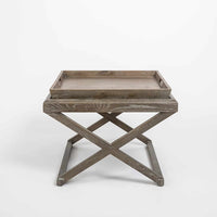 DI Designs Bentley End Table - Grey Aged Oak