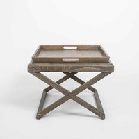 DI Designs Bentley End Table - Grey Aged Oak