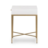 DI Designs Berkeley Bedside Table - White