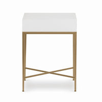 DI Designs Berkeley Bedside Table - White