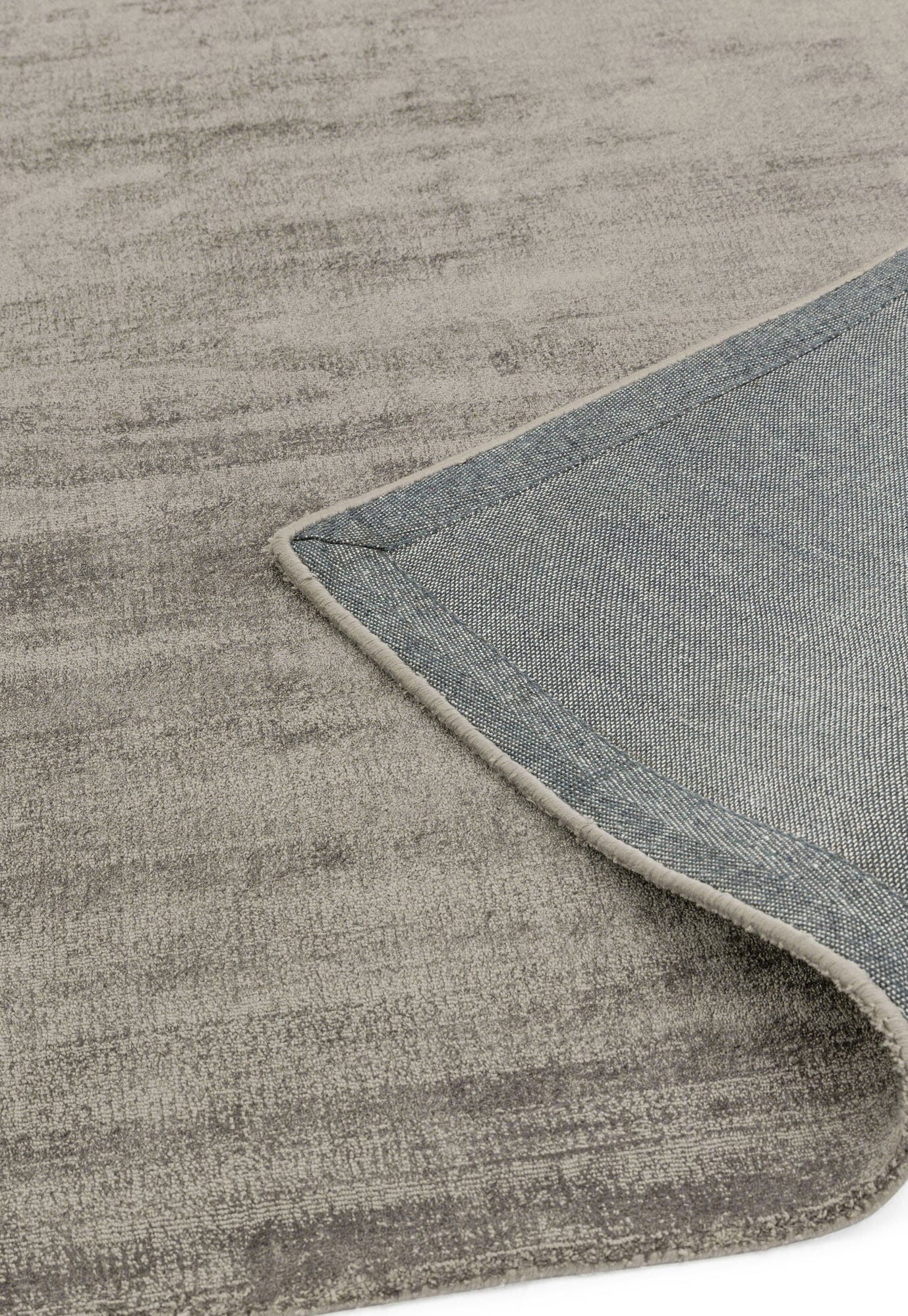  Asiatic Carpets-Asiatic Carpets Blade Hand Woven Rug Moleskin - 120 x 170cm-Grey, Silver 717 
