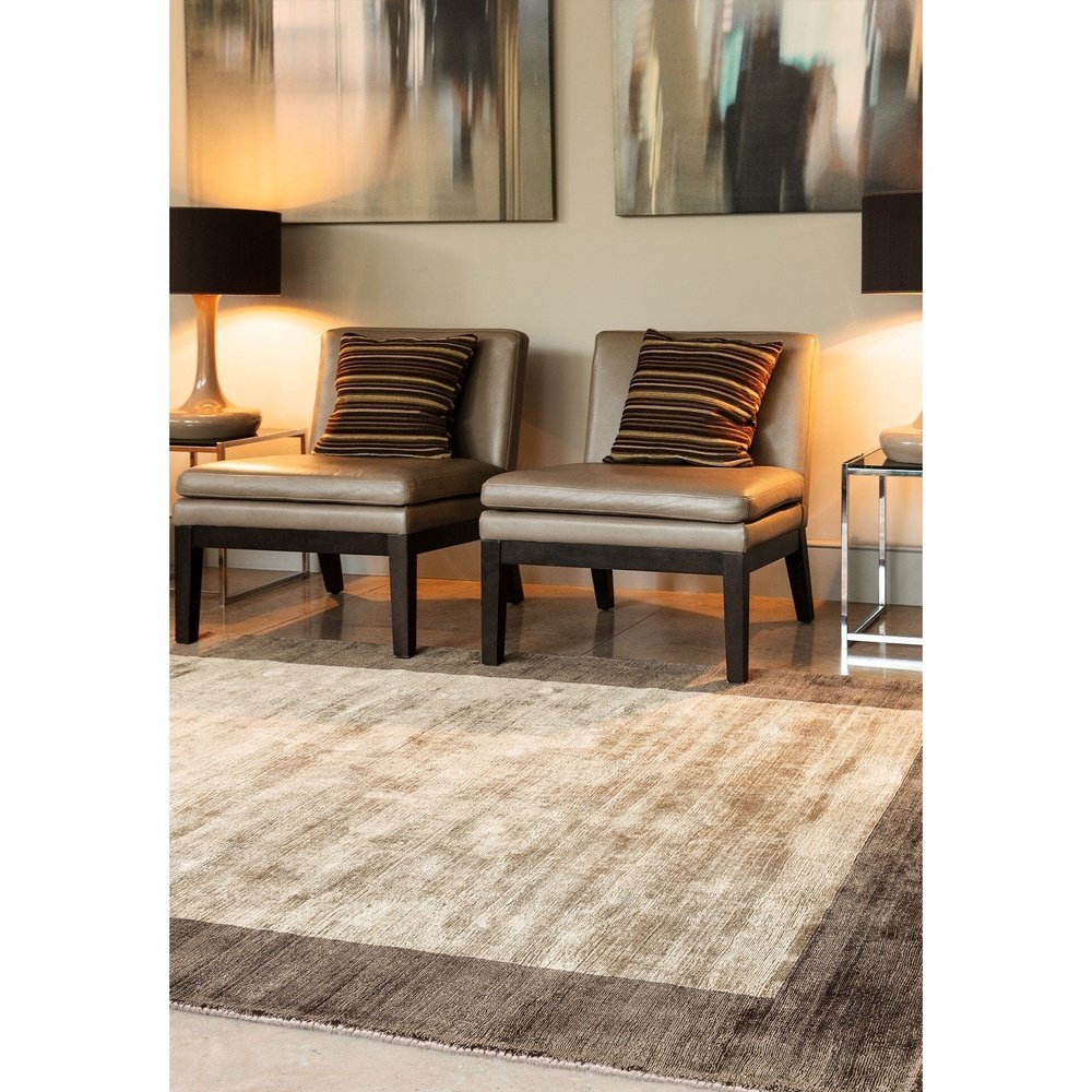 Asiatic Carpets Blade Hand Woven Rug Choco Mocha - 200 x 290cm