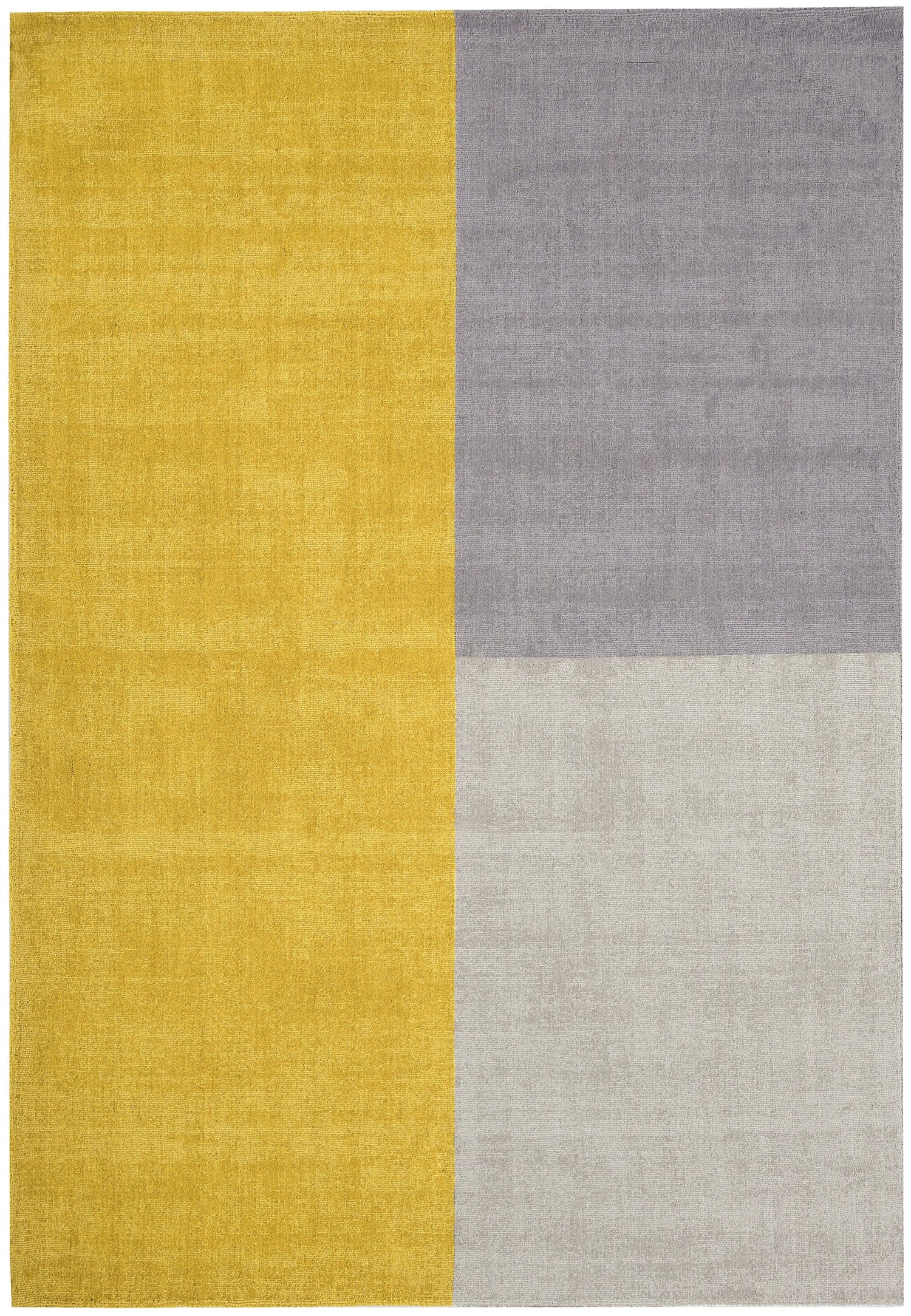  Asiatic Carpets-Asiatic Carpets Blox Hand Woven Rug Mustard - 200 x 300cm-Multicoloured 269 