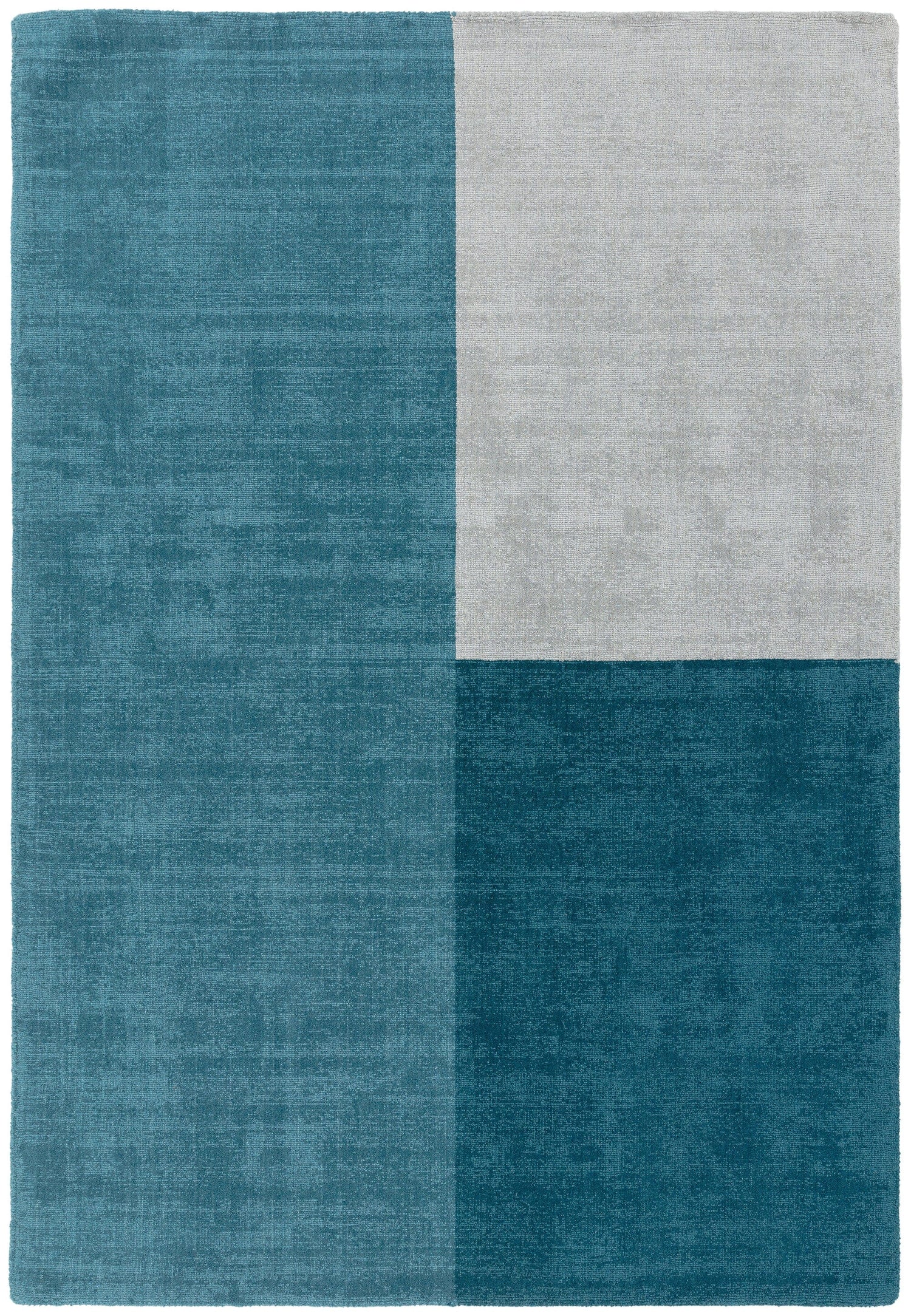  Asiatic Carpets-Asiatic Carpets Blox Hand Woven Rug Teal - 120 x 170cm-Multicoloured 405 