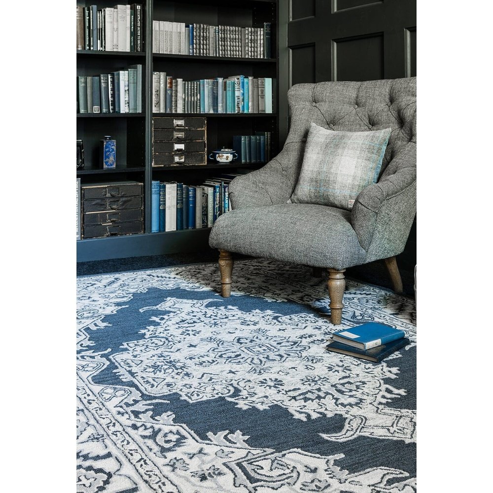 Asiatic Carpets Bronte Fine Loop Hand Tufted Rug Shadow - 200 x 290cm