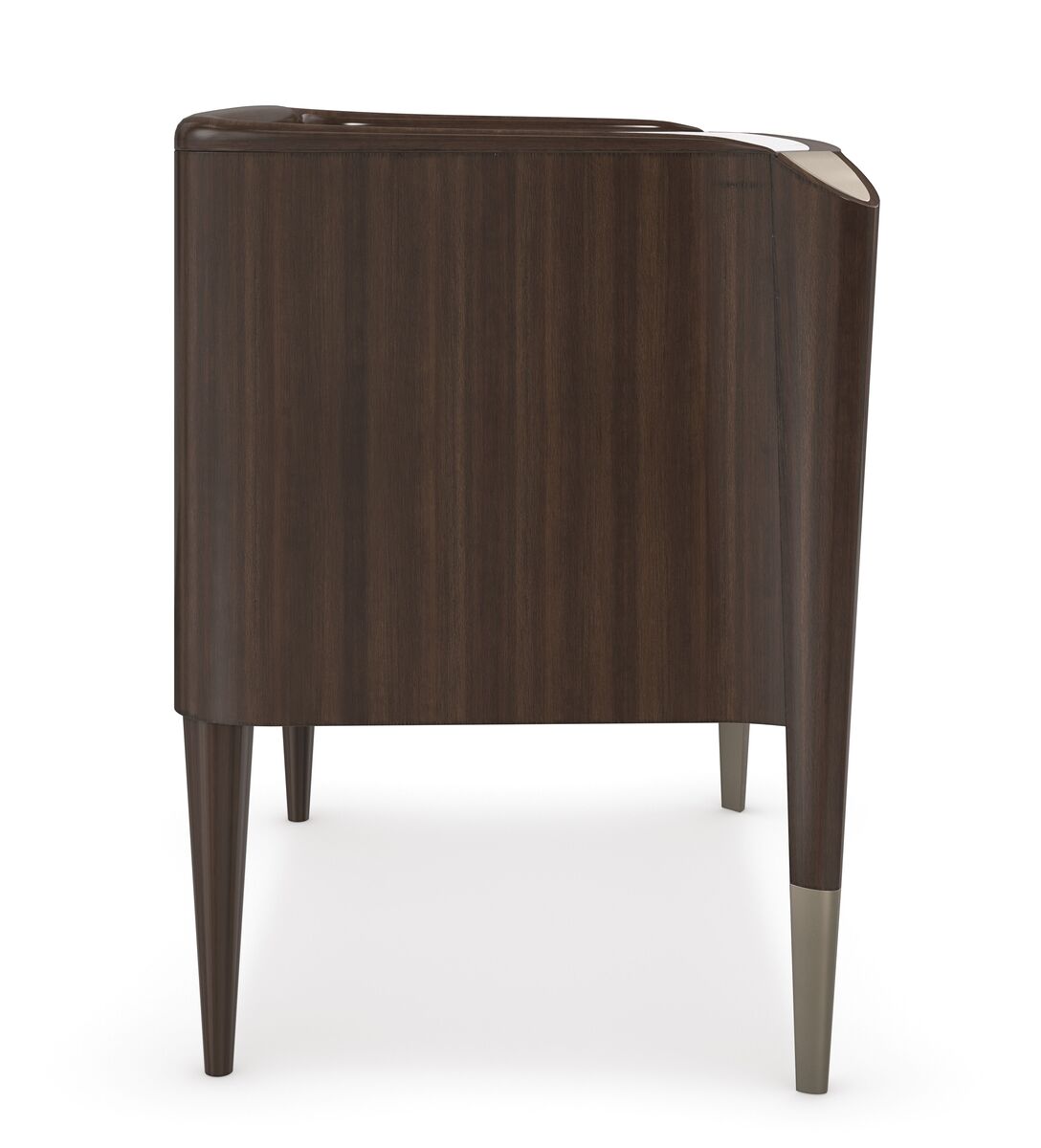  Caracole-Caracole Oxford Large Bedside Table-Brown 829 