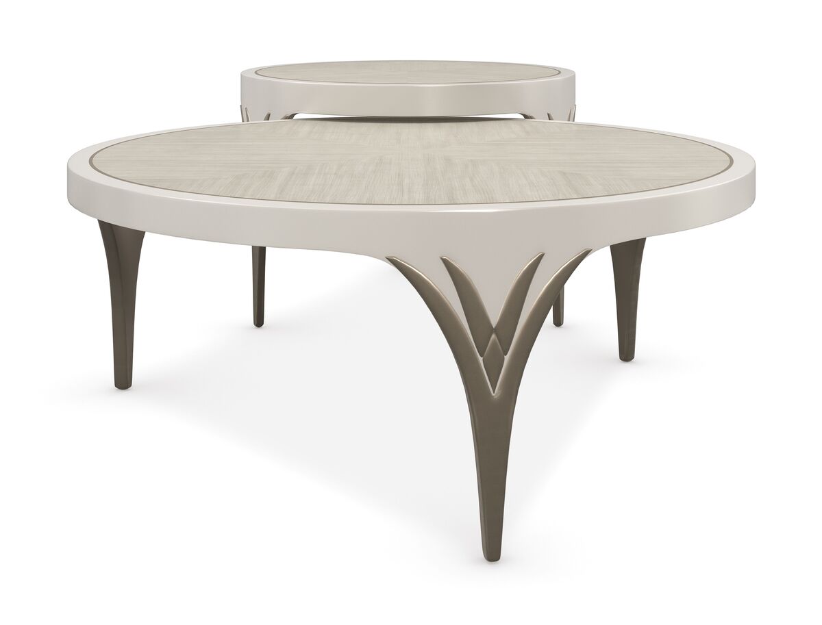  Caracole-Caracole Valentina Small Coffee Table-Silver 845 