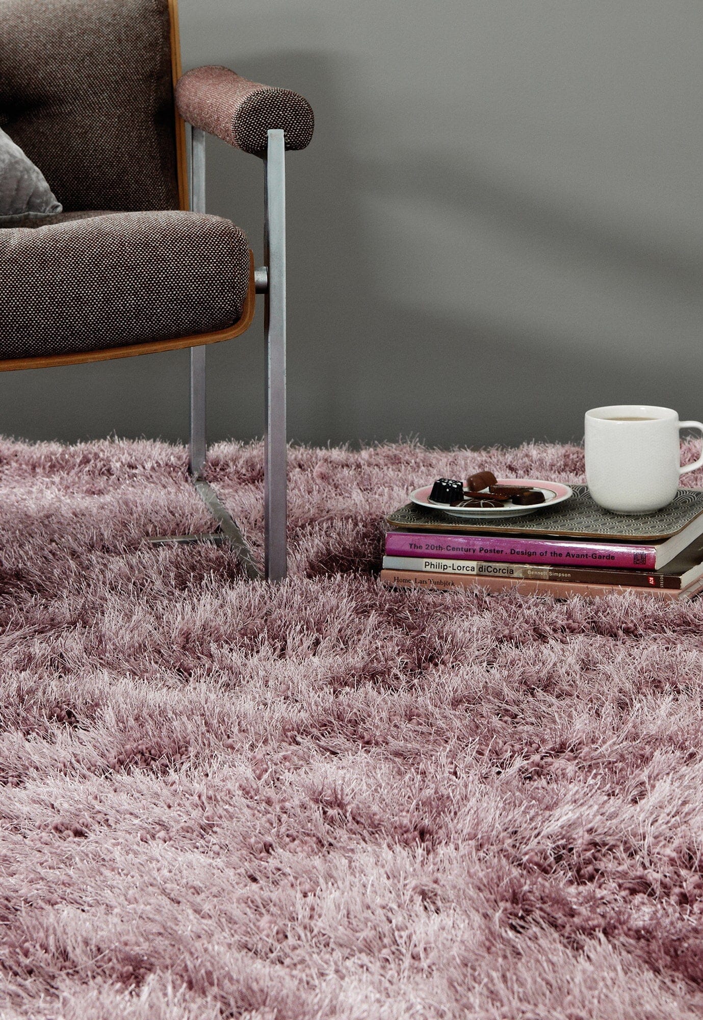  Asiatic Carpets-Asiatic Carpets Cascade Table Tufted Rug Heather - 120 x 170cm-Purple 837 