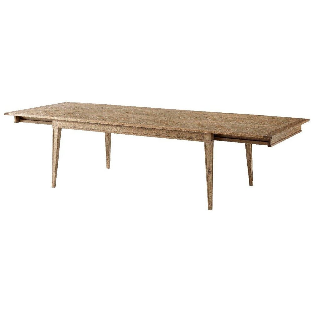 Theodore Alexander Extendable Dining Table Callan in Echo Oak