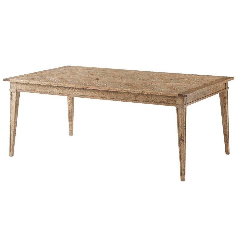 Theodore Alexander Extendable Dining Table Callan in Echo Oak