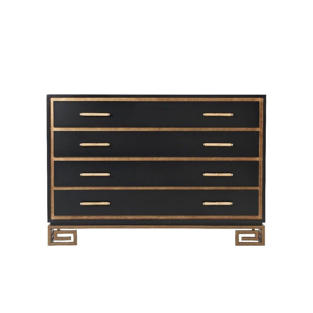 Theodore Alexander Fascinate Chest of Drawers in Black