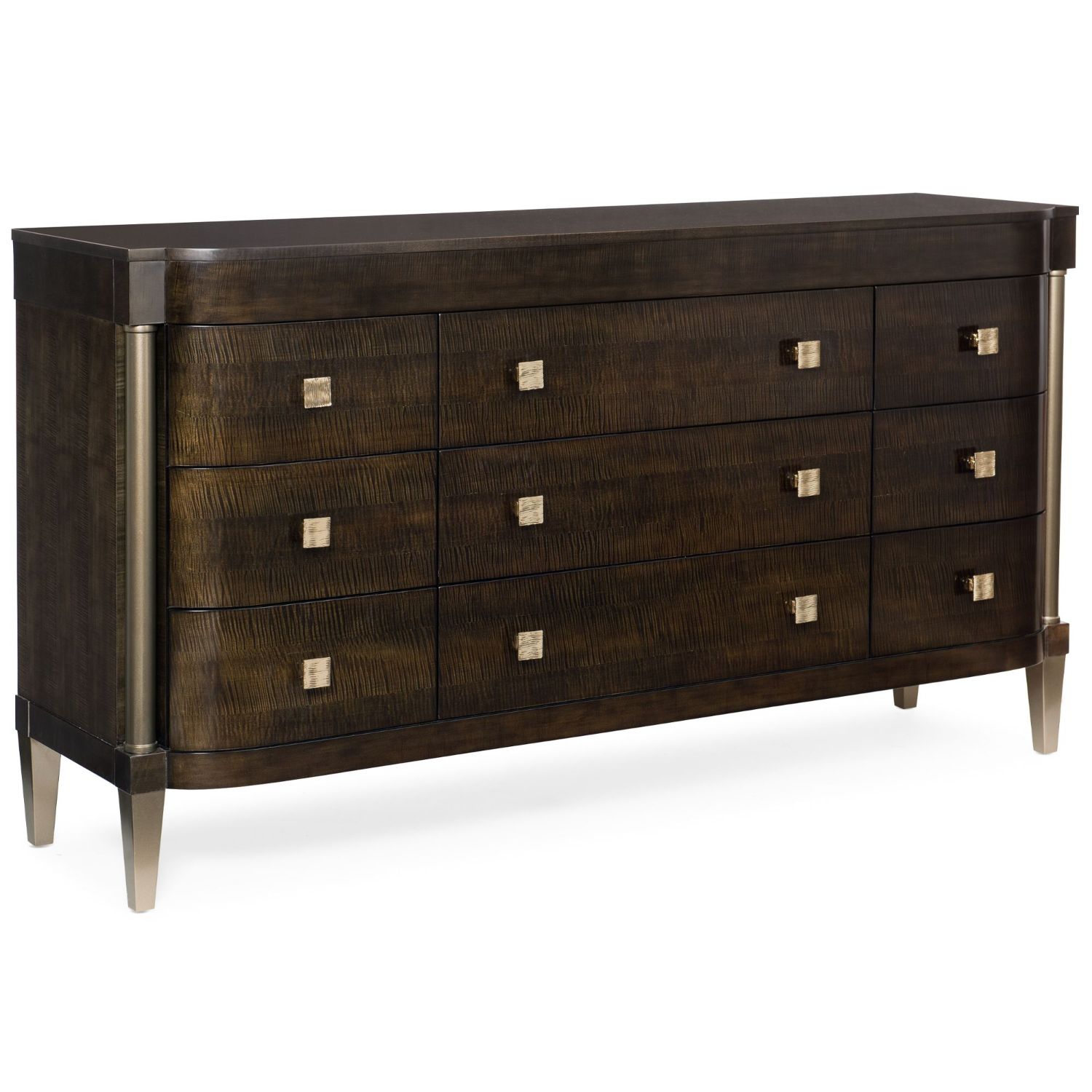  Caracole-Caracole Classic Dramatic Presence Bedroom Dresser-Brown 477 