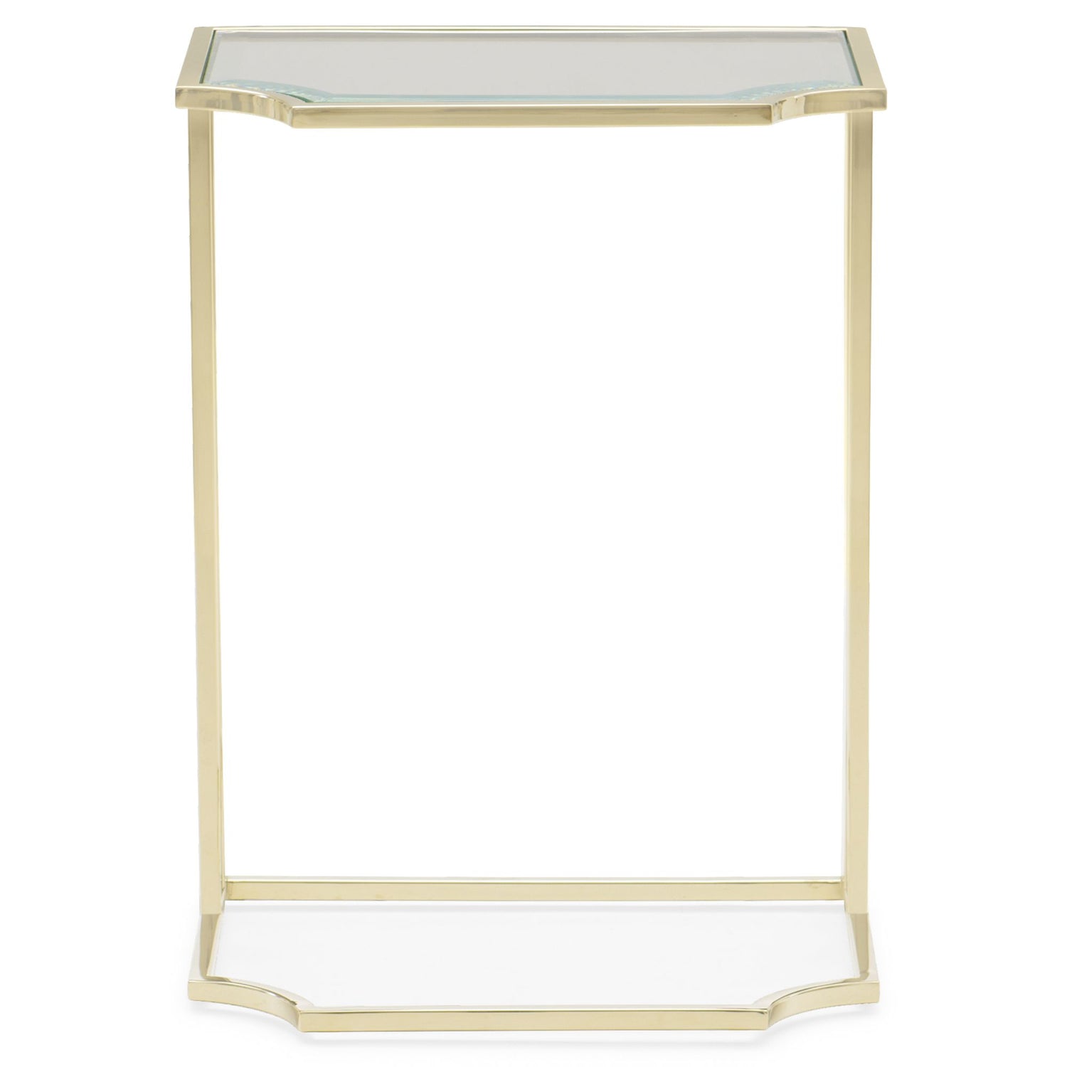 Caracole-Caracole Short and Sweet Side Table-Gold 725 