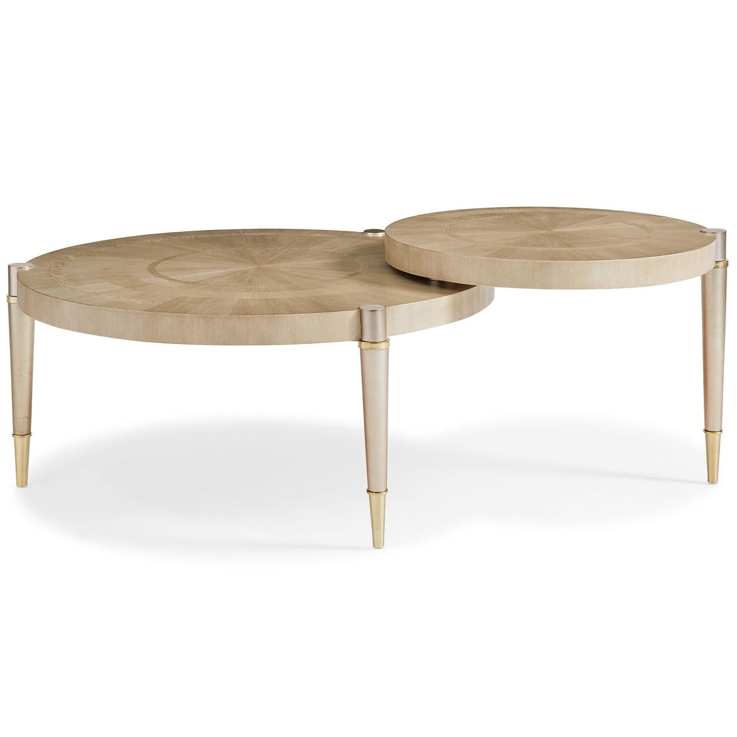  Caracole-Caracole Classic Partial Eclipse Coffee Table-Natural 013 