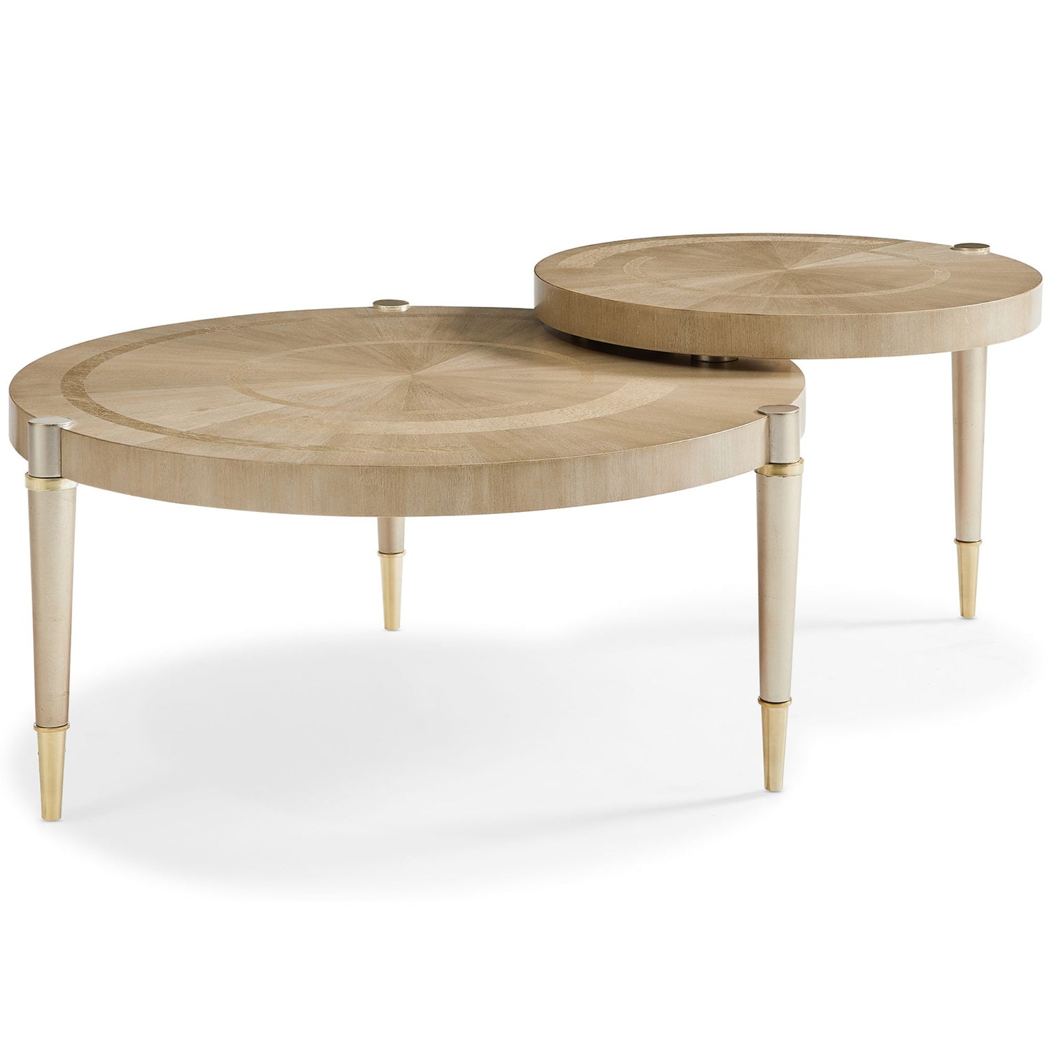  Caracole-Caracole Classic Partial Eclipse Coffee Table-Natural 245 