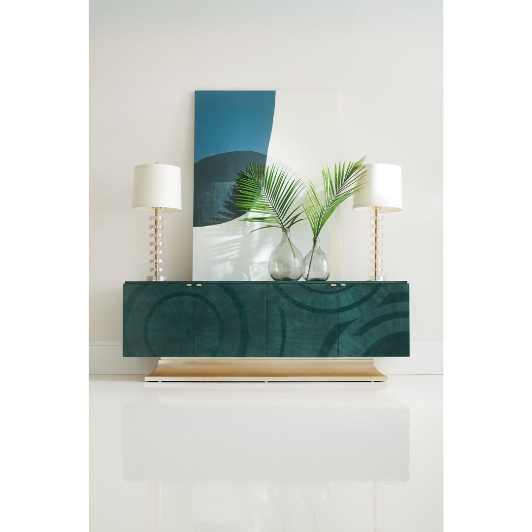 Classic Deja Blue Media Cabinet Caracole 2