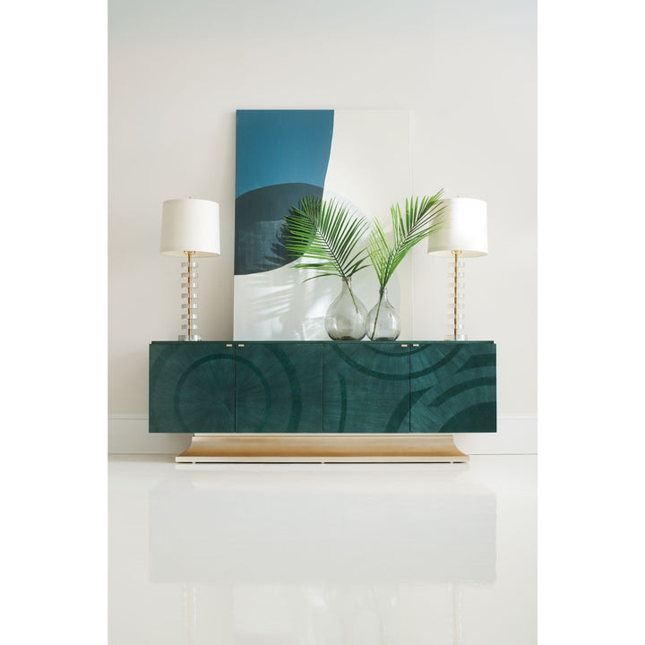 Classic Deja Blue Media Cabinet Caracole 2