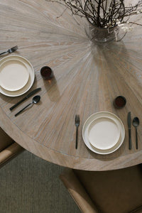 Caracole Classic Rough and Ready 54 Dining Table