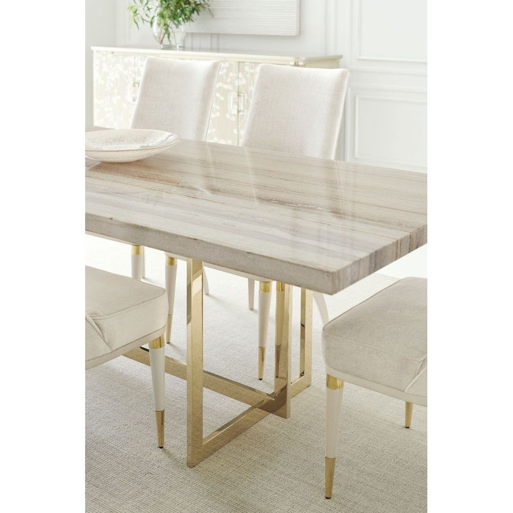 Classic Wish You Were Here Dining Table Caracole 4